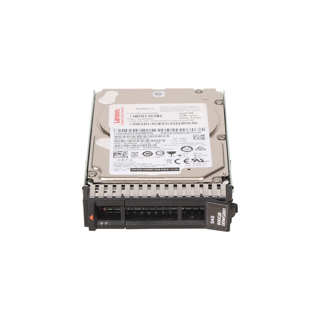 レノボ TS DEシリーズ 1.2TB 10K 2.5型 HDD 2U24 4XB7A14112