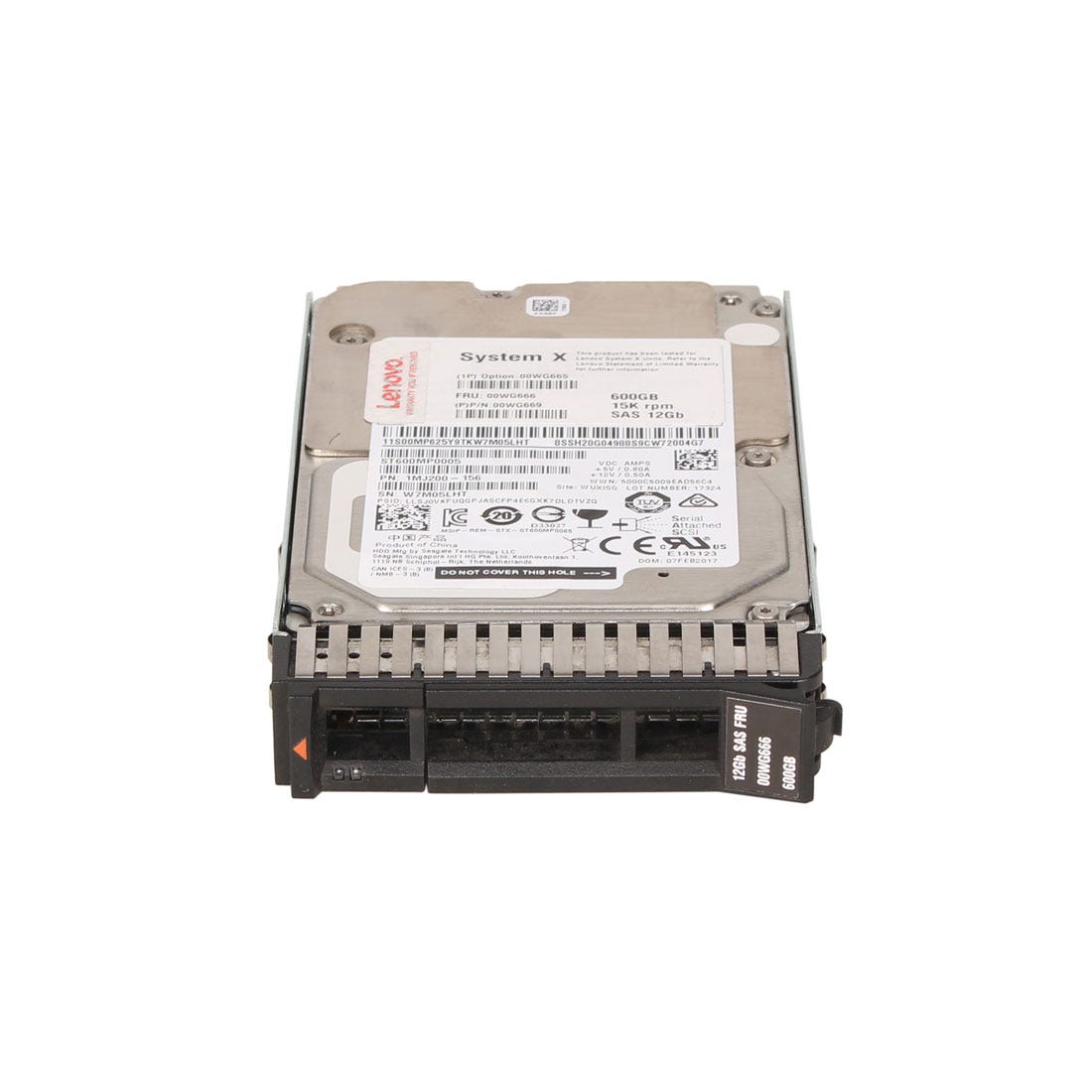 View Lenovo 00WG665 600GB Hard Drive 15k SAS information