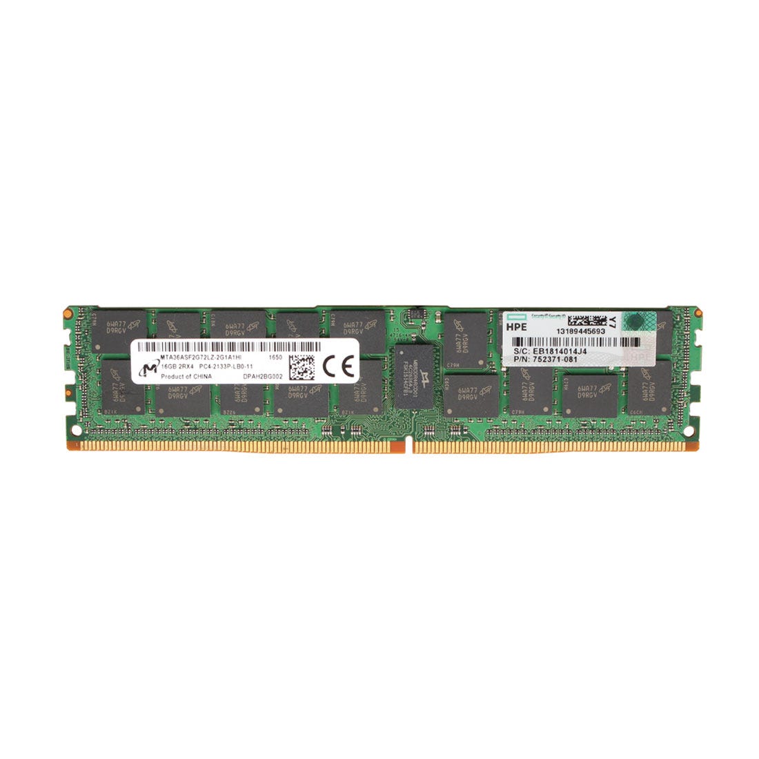 View HP 16GB 774173001 PC417000PL 2Rx4 Server Memory information