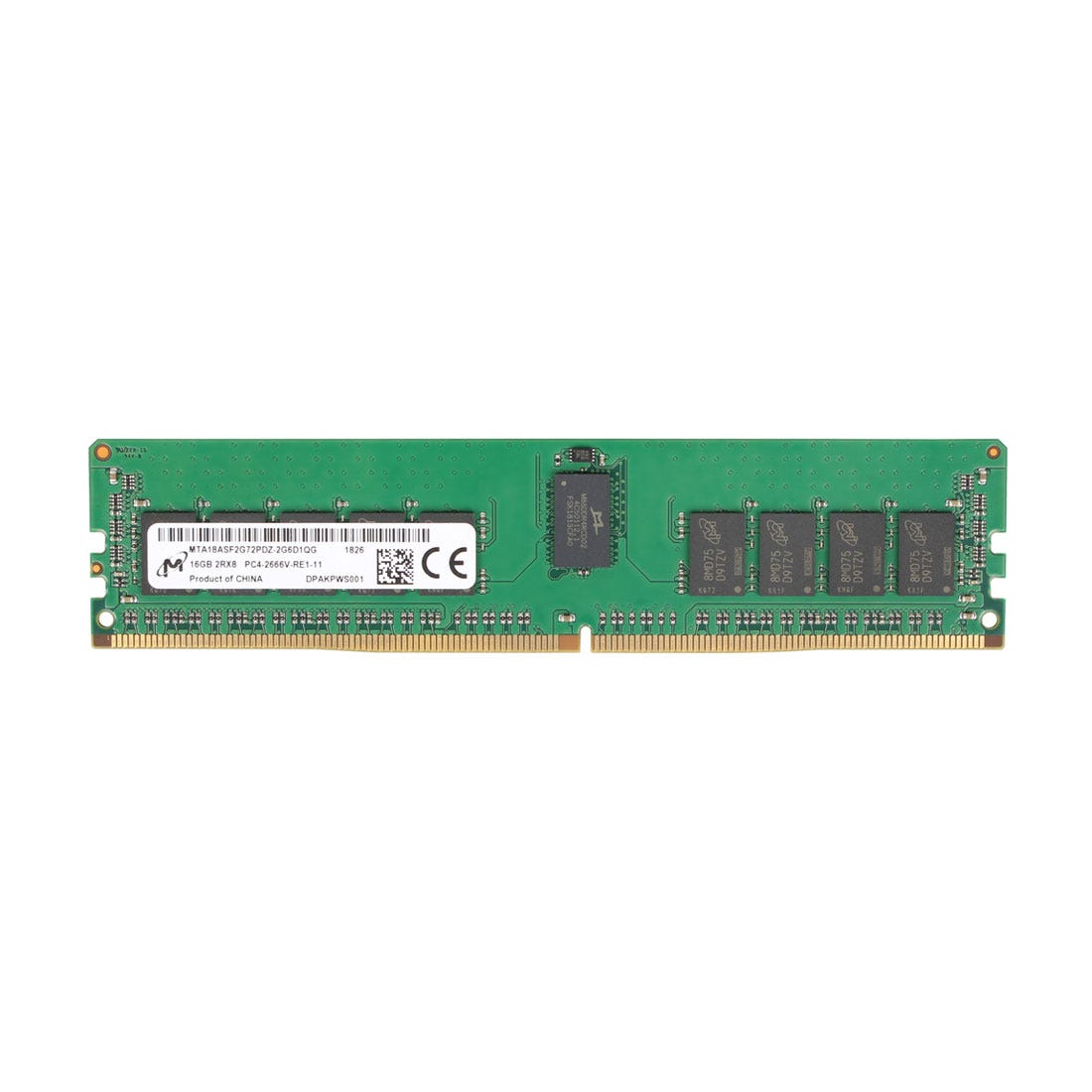 View Micron 16GB 835955B21 PC421300VR 2Rx8 Server Memory information