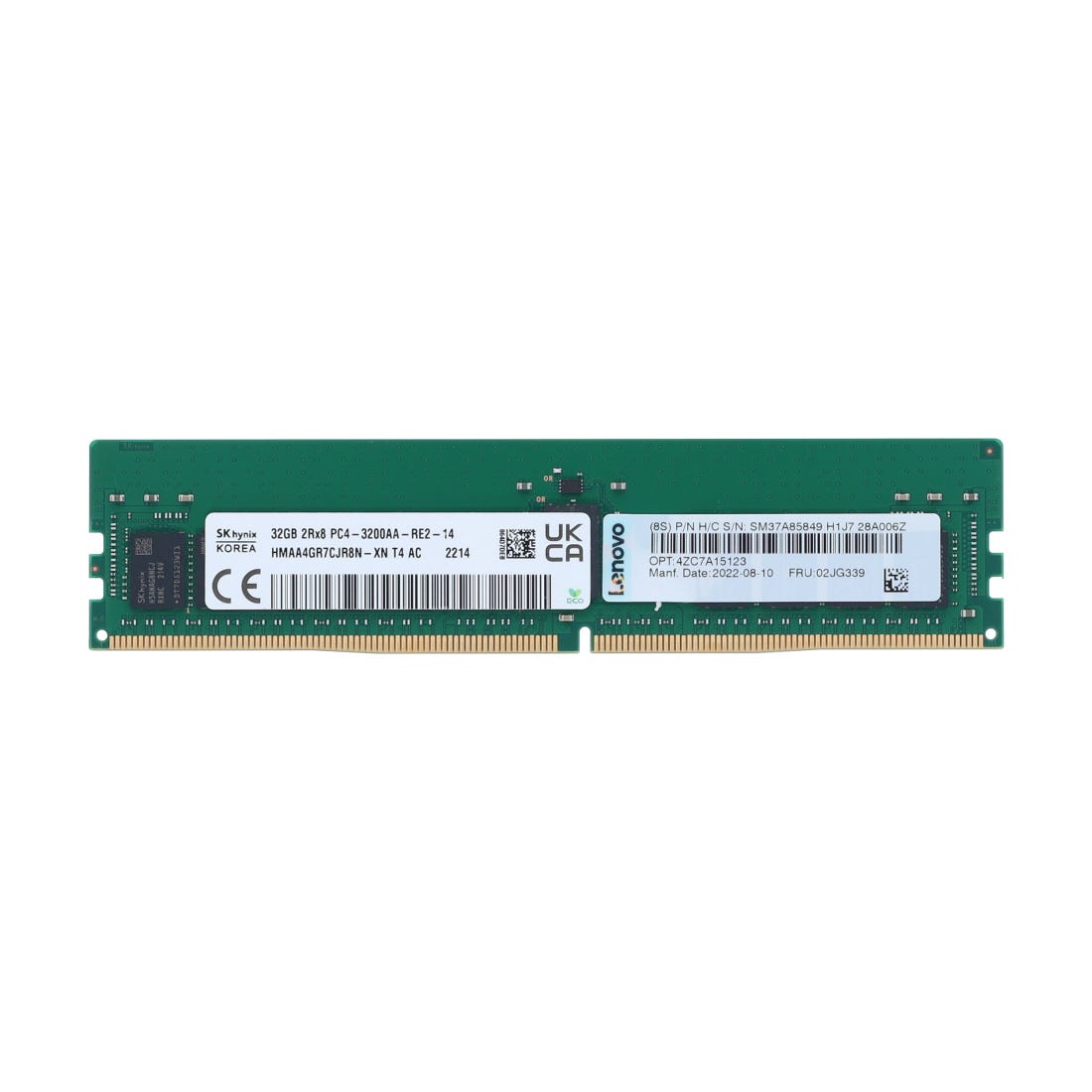 View Lenovo 32GB 4ZC7A15123 PC425600AAR 4Rx4 Server Memory information