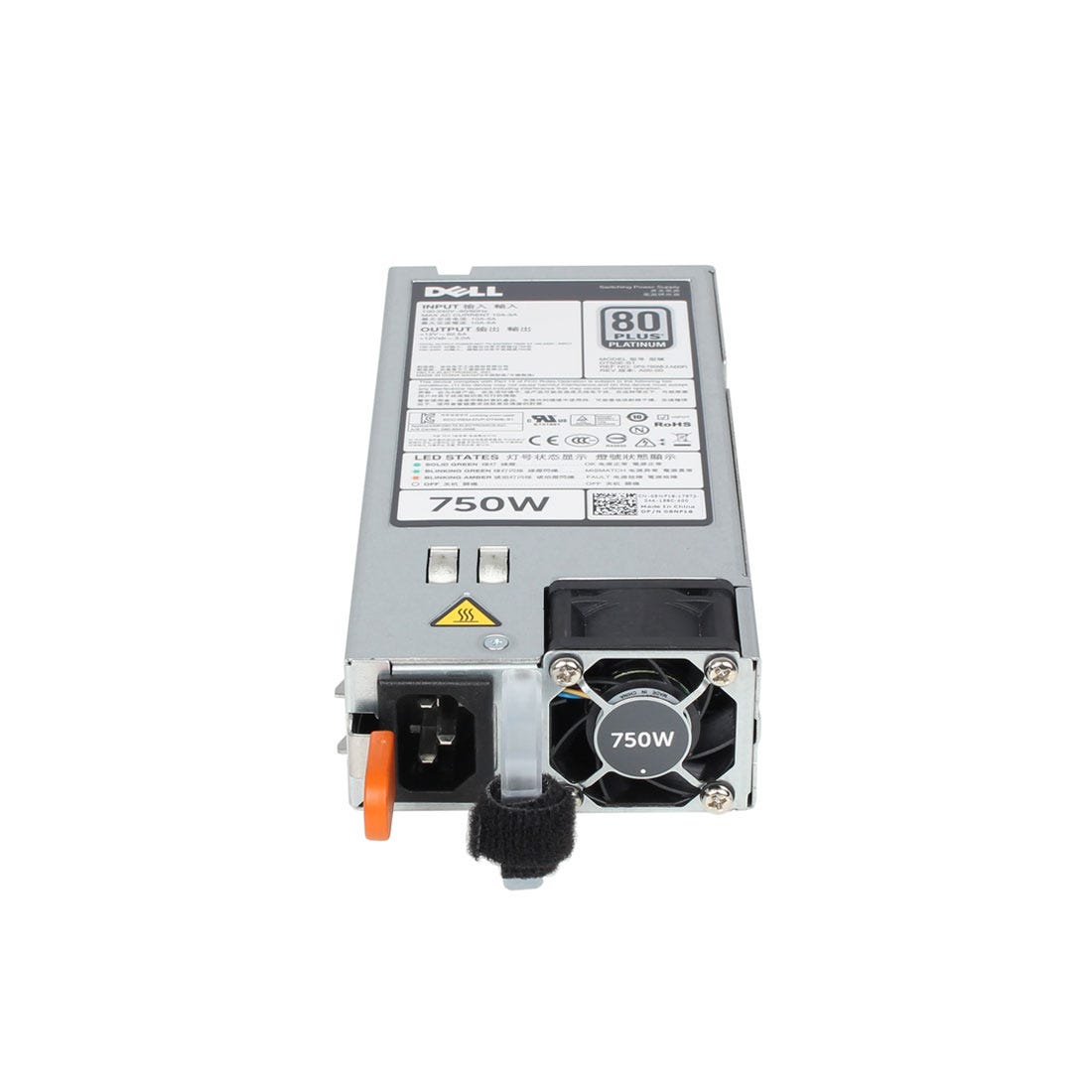 View Dell 06W2PW R520R620R720R820 750W Power Supply information