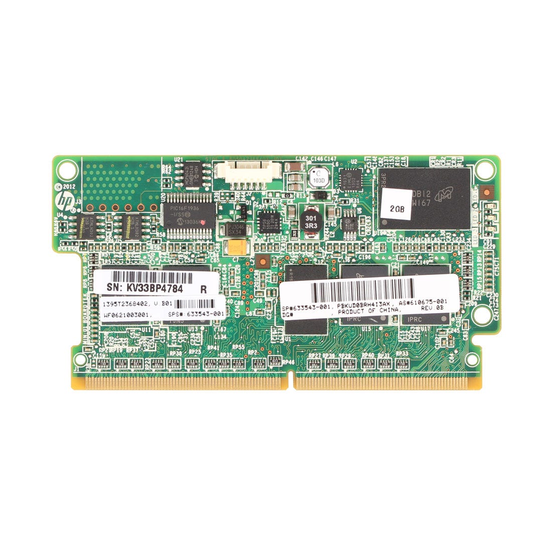 View HP 631681B21 PSeries Smart Array 2GB Flash Backed Write Cache Memory information