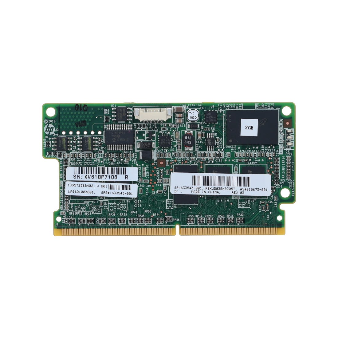 View HP 610675001 2GB FBWC for PSeries Smart Array information