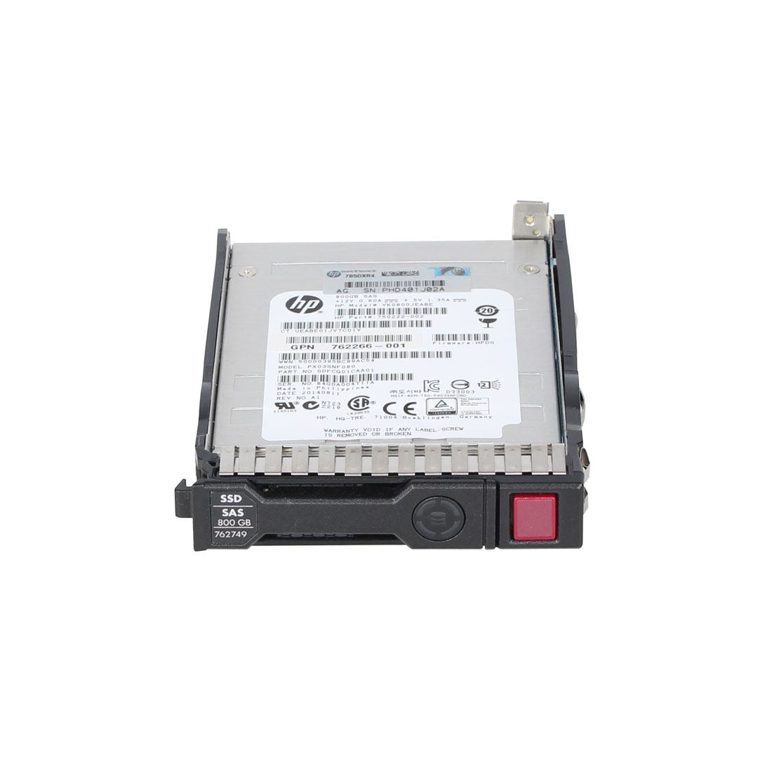 View HP 762261B21 800GB SAS Solid State Drive information