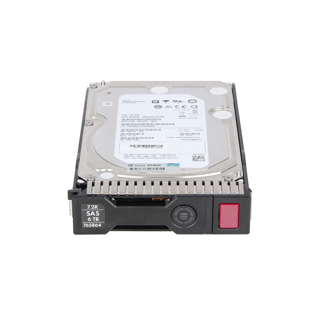 View HP 765864001 Hard Drive 6TB 72K SAS information