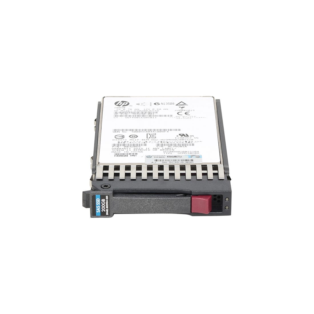 View HP 802576B21 200GB Solid State Drive SAS 12Gbps 25inch SSD information