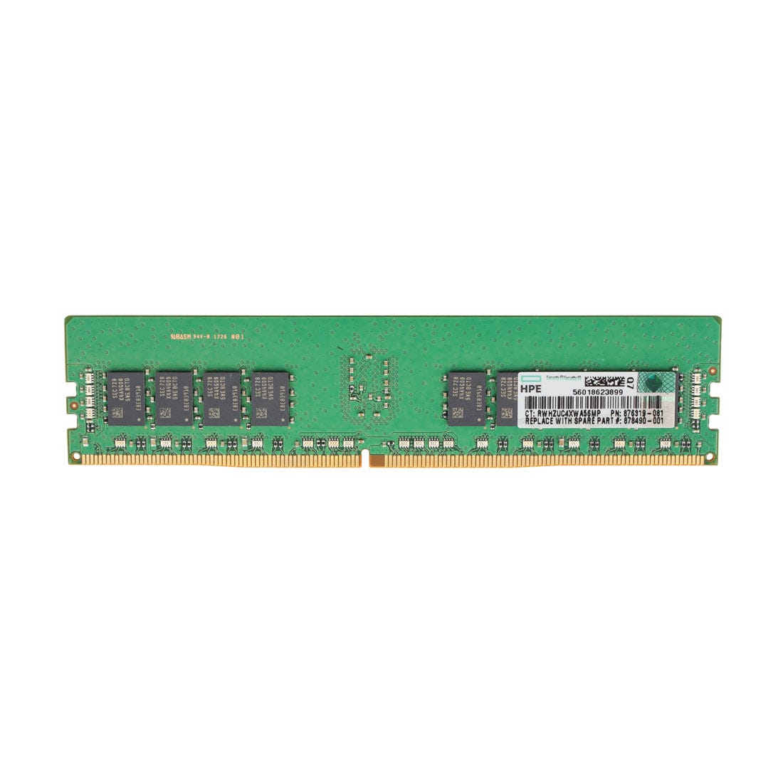 View HP 8GB 876181B21 2RX8 PC421300VR Server Memory information