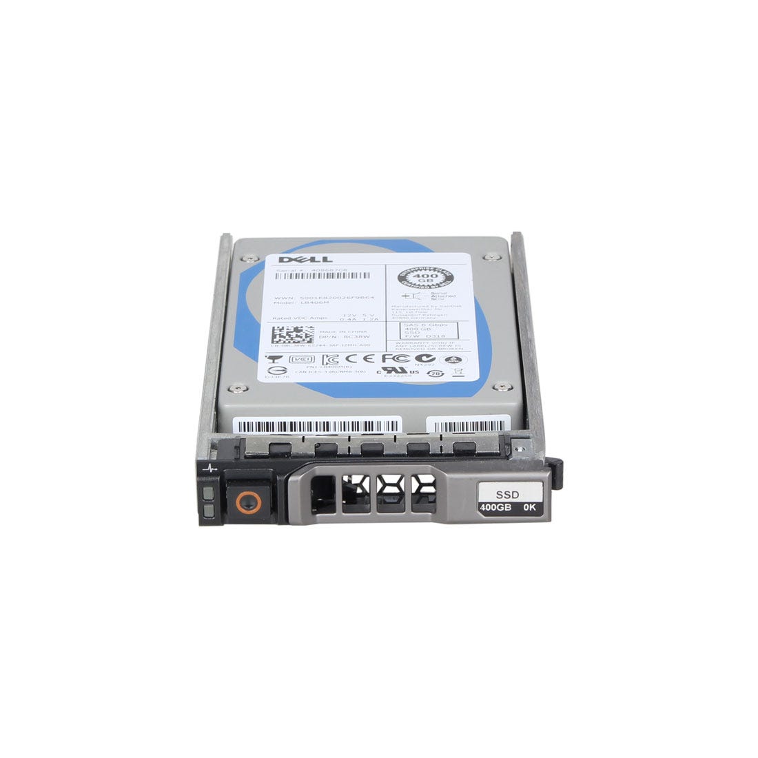 View Dell 8C38W Solid State Drive 400GB SAS information