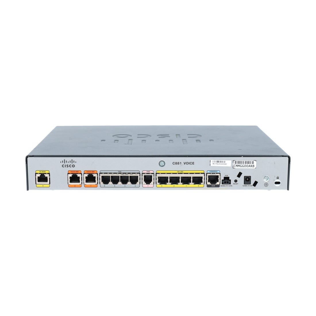 View Cisco C881VK9 880 Series Integrated Services Router information