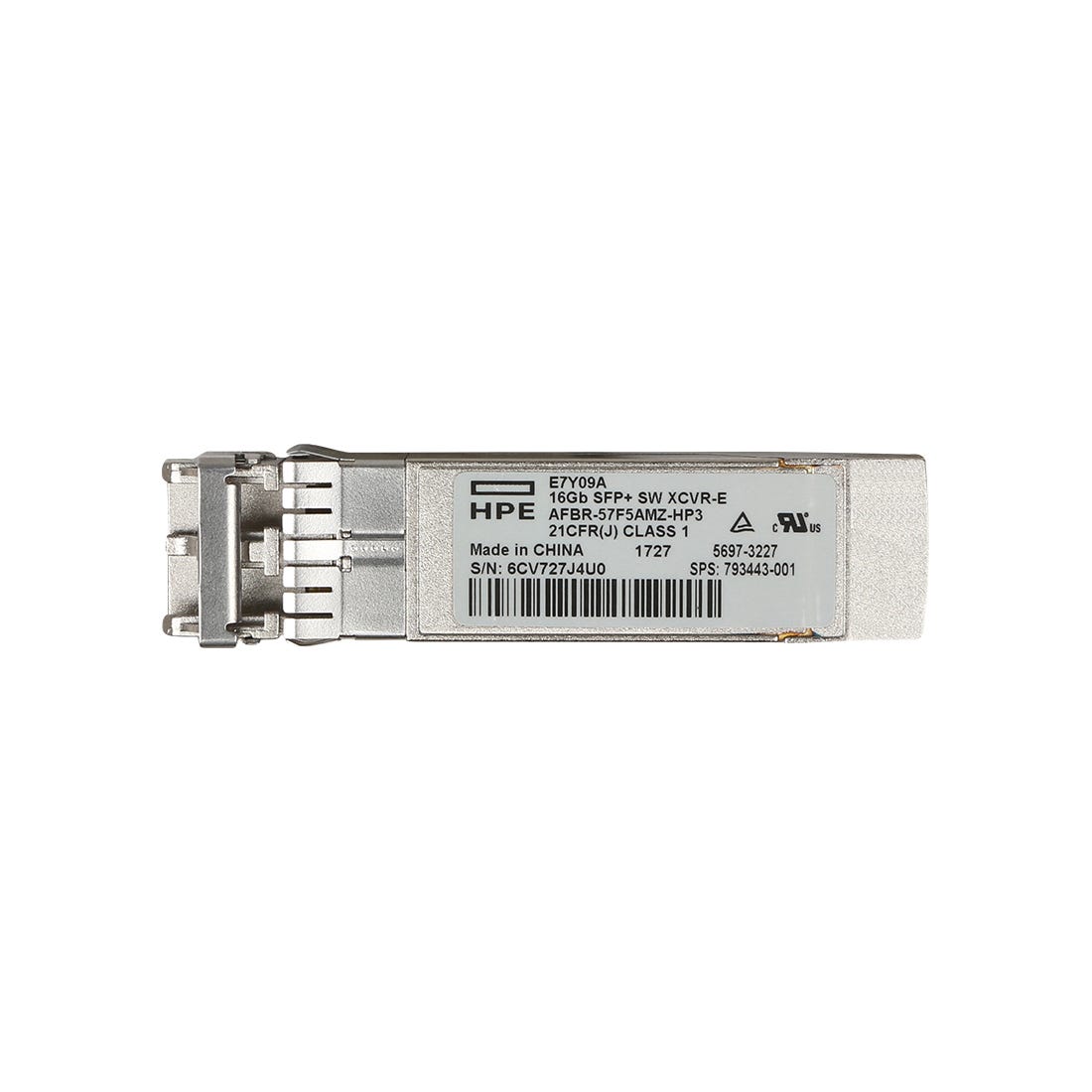 View HP E7Y09A 16GB SFP Short Wave SFP Transceiver information