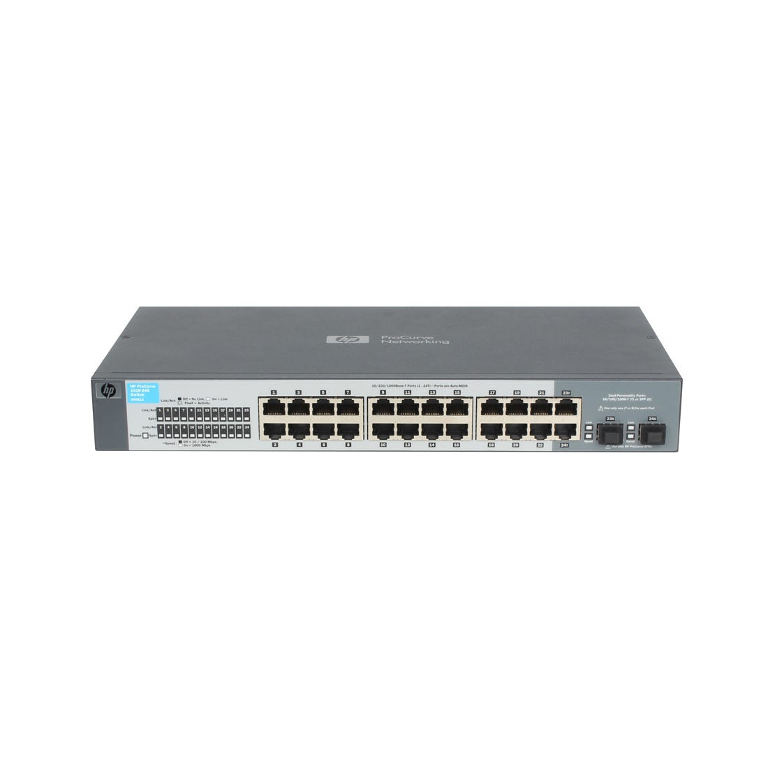 View HP ProCurve 141024G 24 Port Gigabit External Rackmount Network information