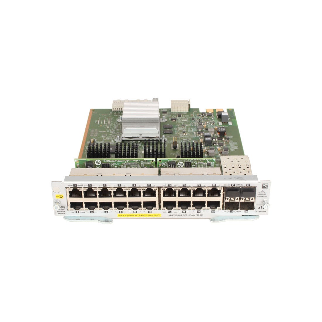 View HP 5400R 20 Port POE 4 Port SFP MACSEC V3 ZL2 Module Refurbished information