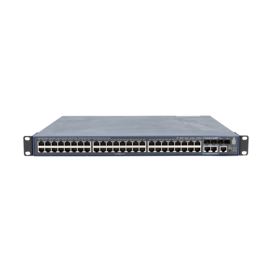 View HP FlexNetwork 3600 4810100 4SFP POE 320W L3 v2 EI Switch information