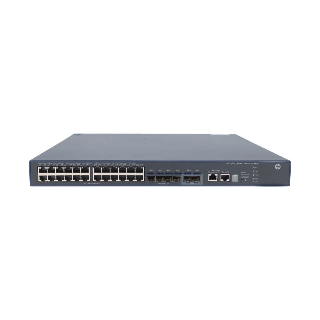 View HP JG541A 550024GPoE4SFP HI Switch information