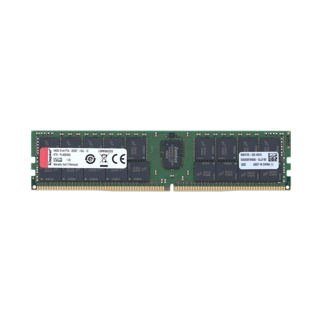 View Kingston 64GB KTHPL42964G 2RX4 PC423400YR Smart Server Memory information