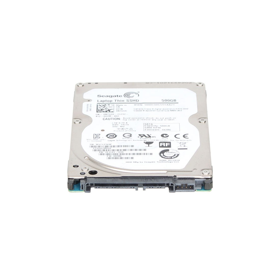 View Dell N7GG6 500GB Solid State Drive 54K SATA information