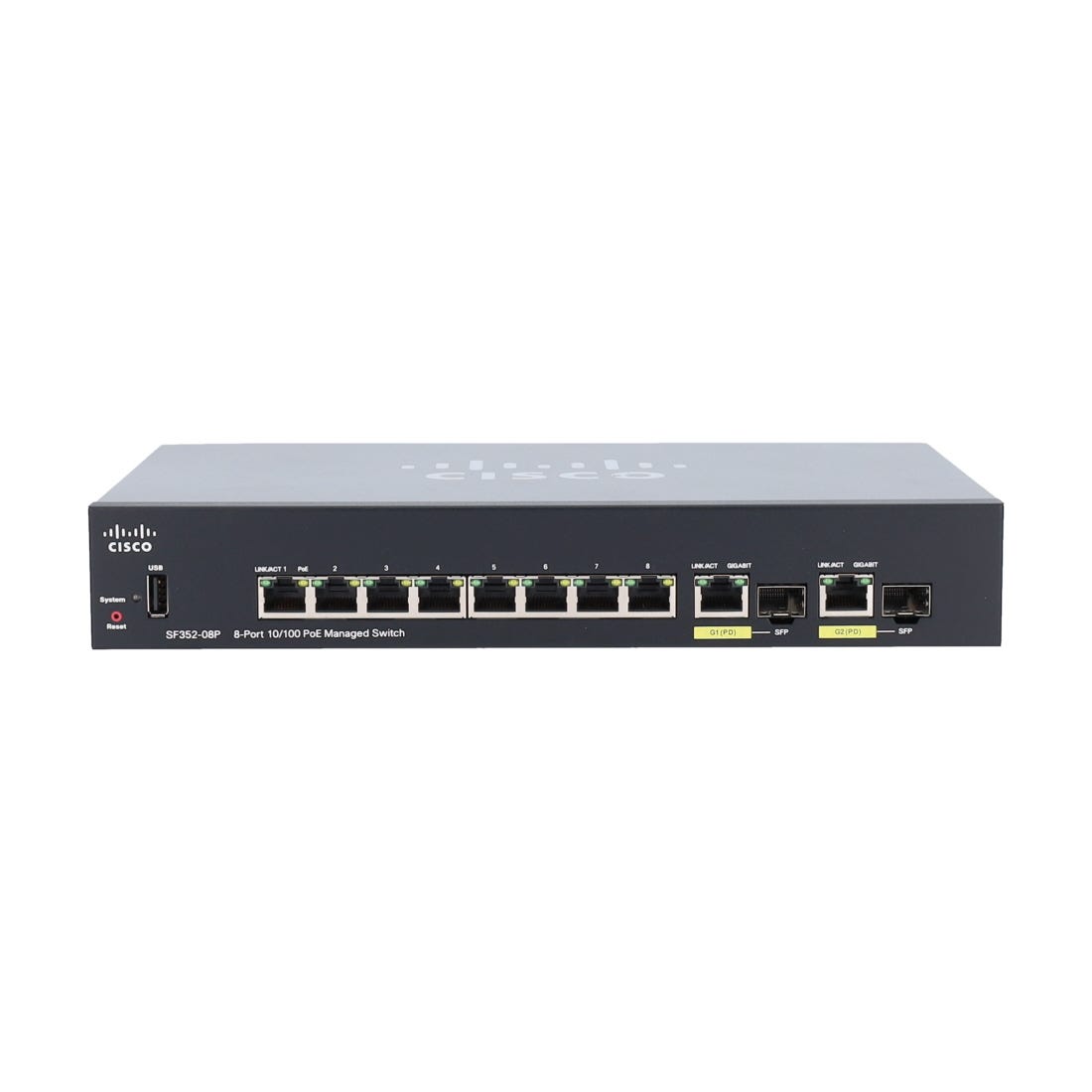 View Cisco Small Business 8Port 10100 PoE Managed Switch information