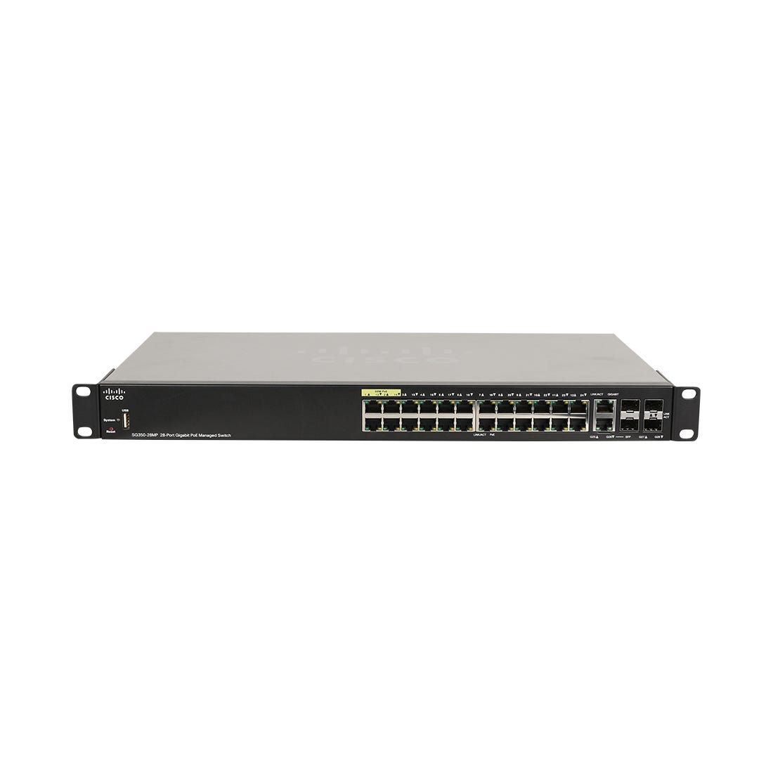 View Cisco 28Port Gigabit POE Managed Switch information