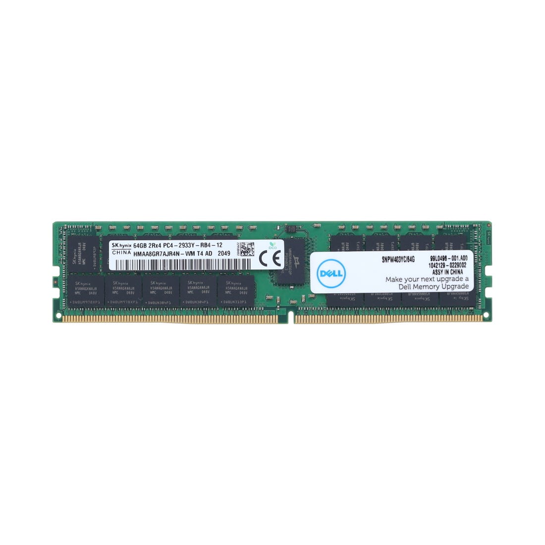 View Dell 64GB AA579530 2RX4 PC423400YR Server Memory information