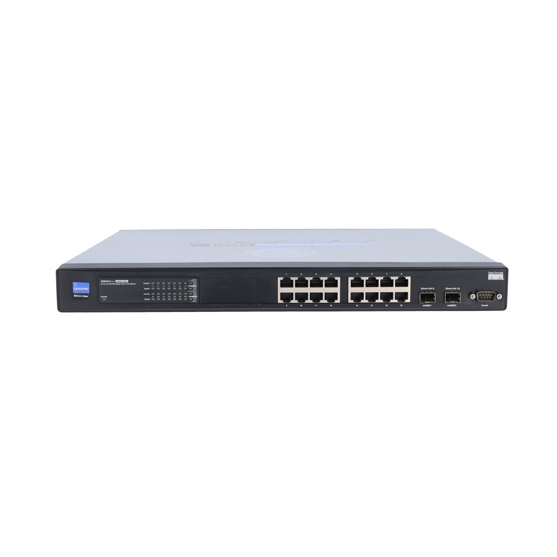 View Cisco Linksys 16Port 101001000 Gigabit Managed Switch information