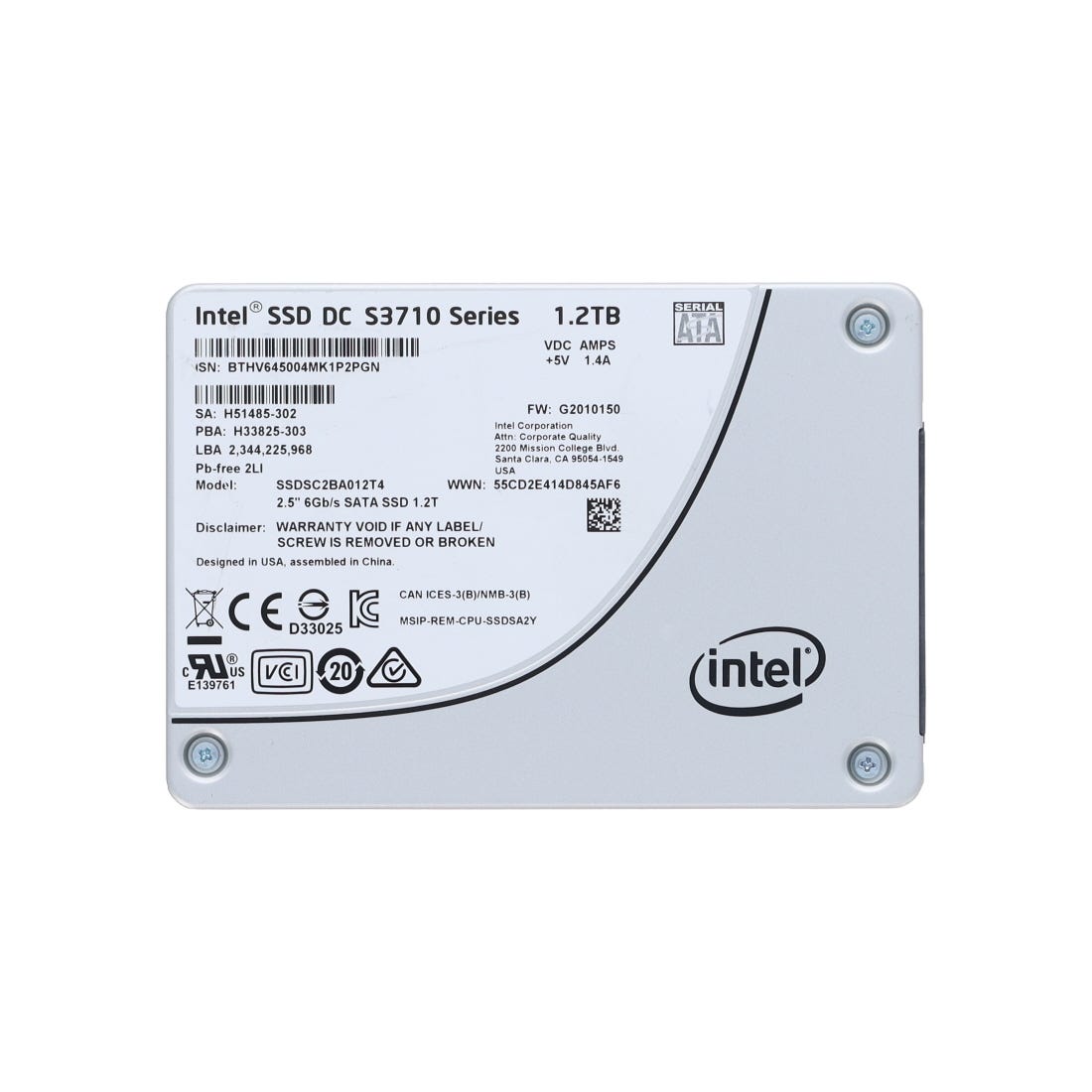 Intel 1.2 tb ssd store