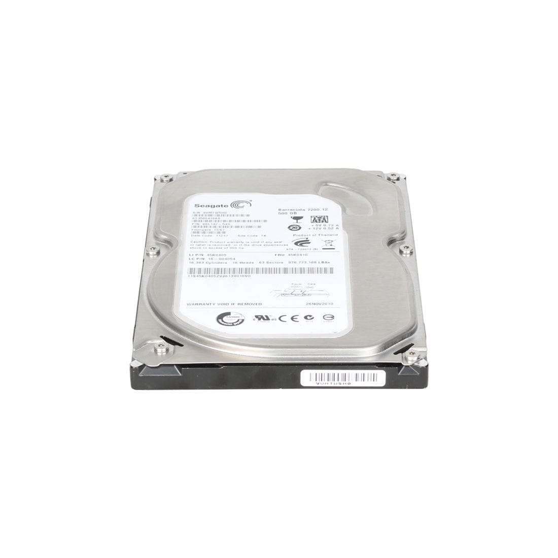 View Seagate 9SL142300 500GB 72K SATA Hard Drive information