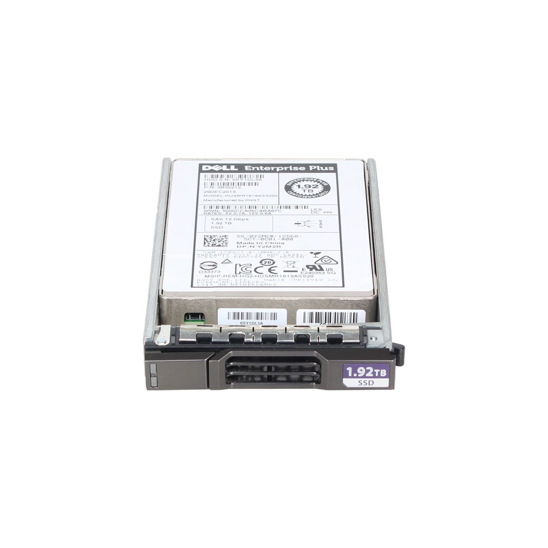 View Dell Y2M2RCLE Solid State Drive 192TB 25inch SAS 12Gbps SSD information