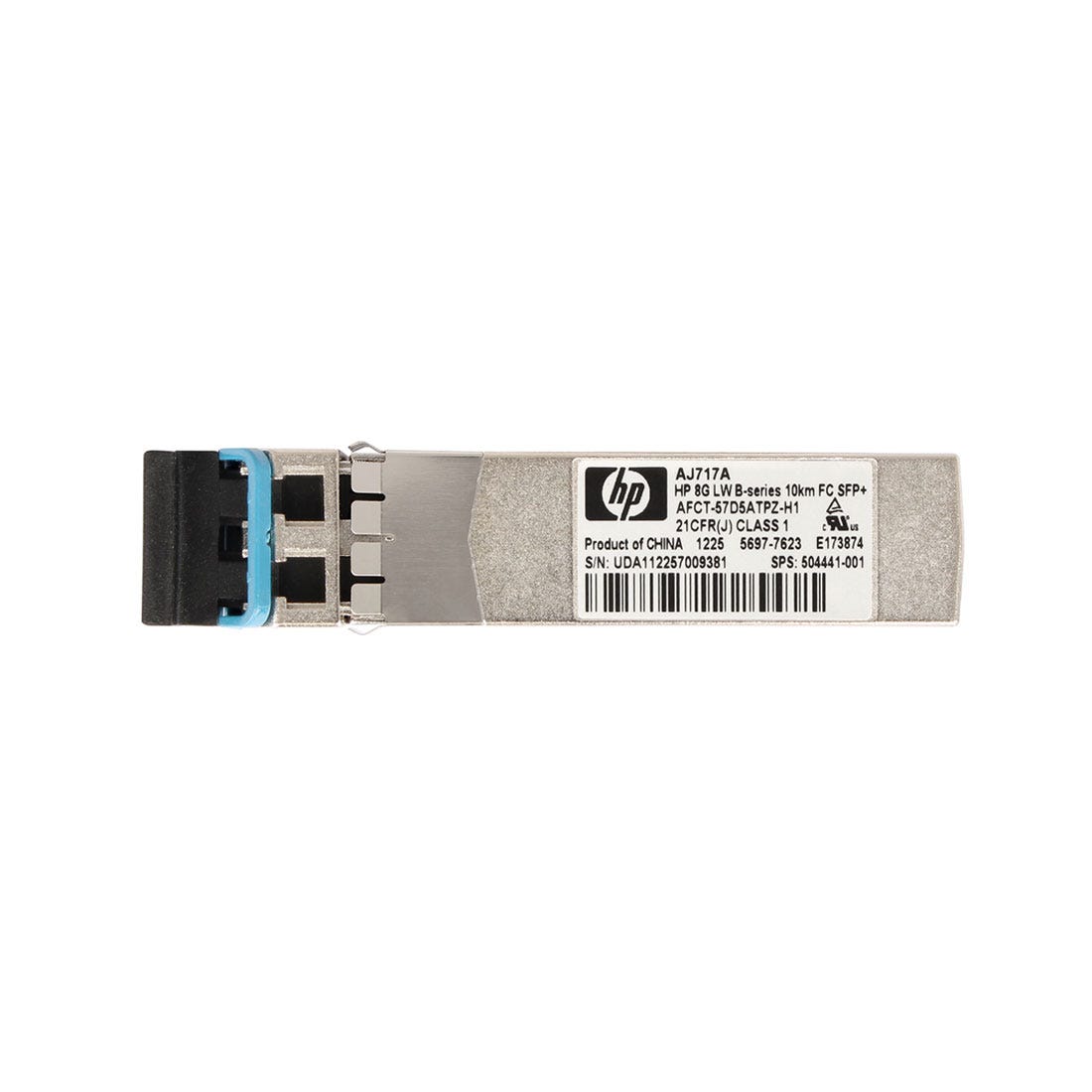 View HP Long Wave Fibre Channel Single Pack 8GB SFP Transceiver information