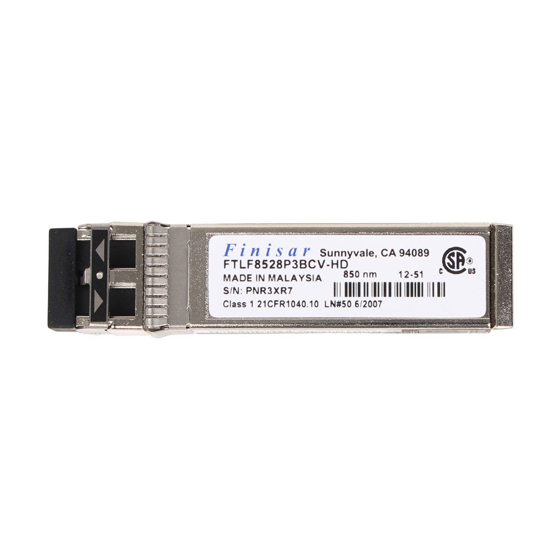 View Finisar 8GB SFP SW Optic Transceiver SFP Module information