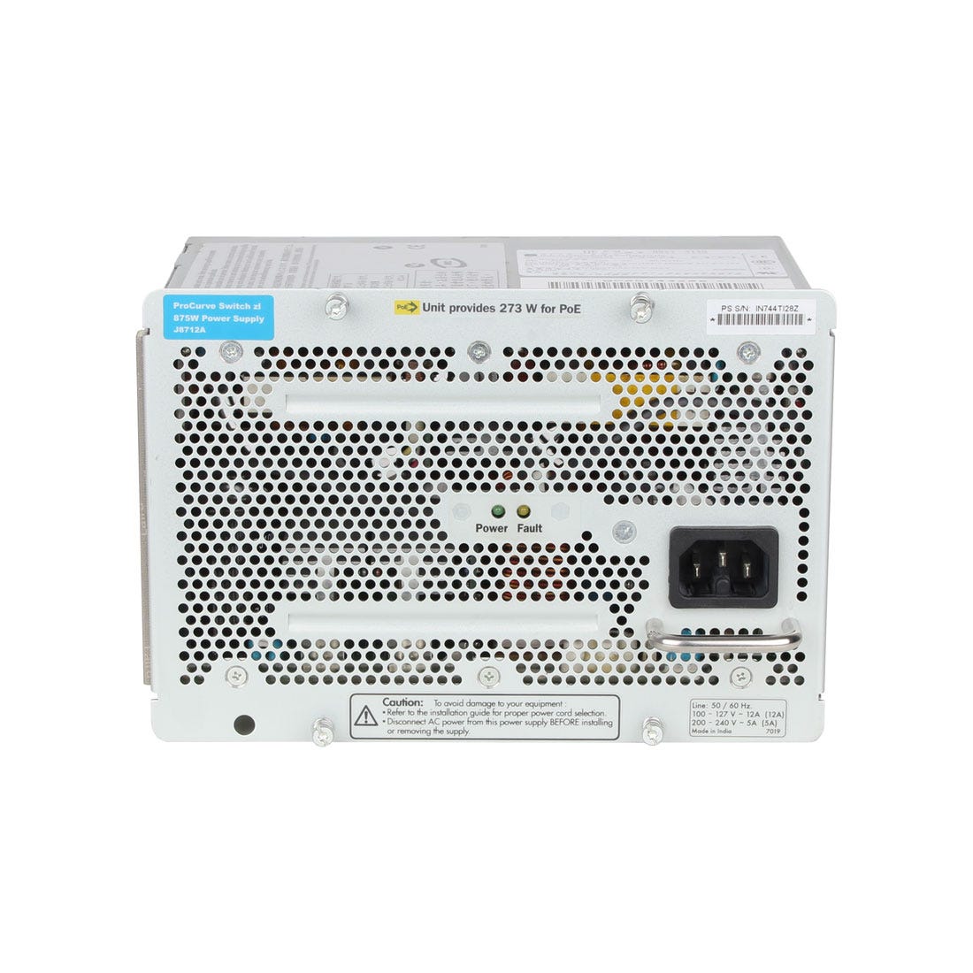 View HP J8712A 875W Power Supply Unit information