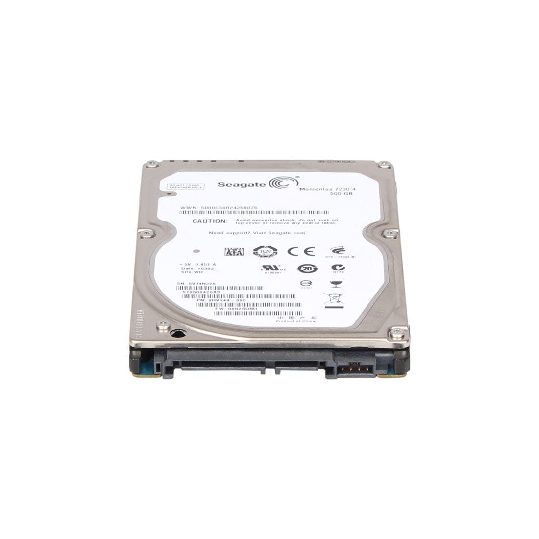 View Seagate ST9500420AS Hard Drive 500GB 72K SATA information