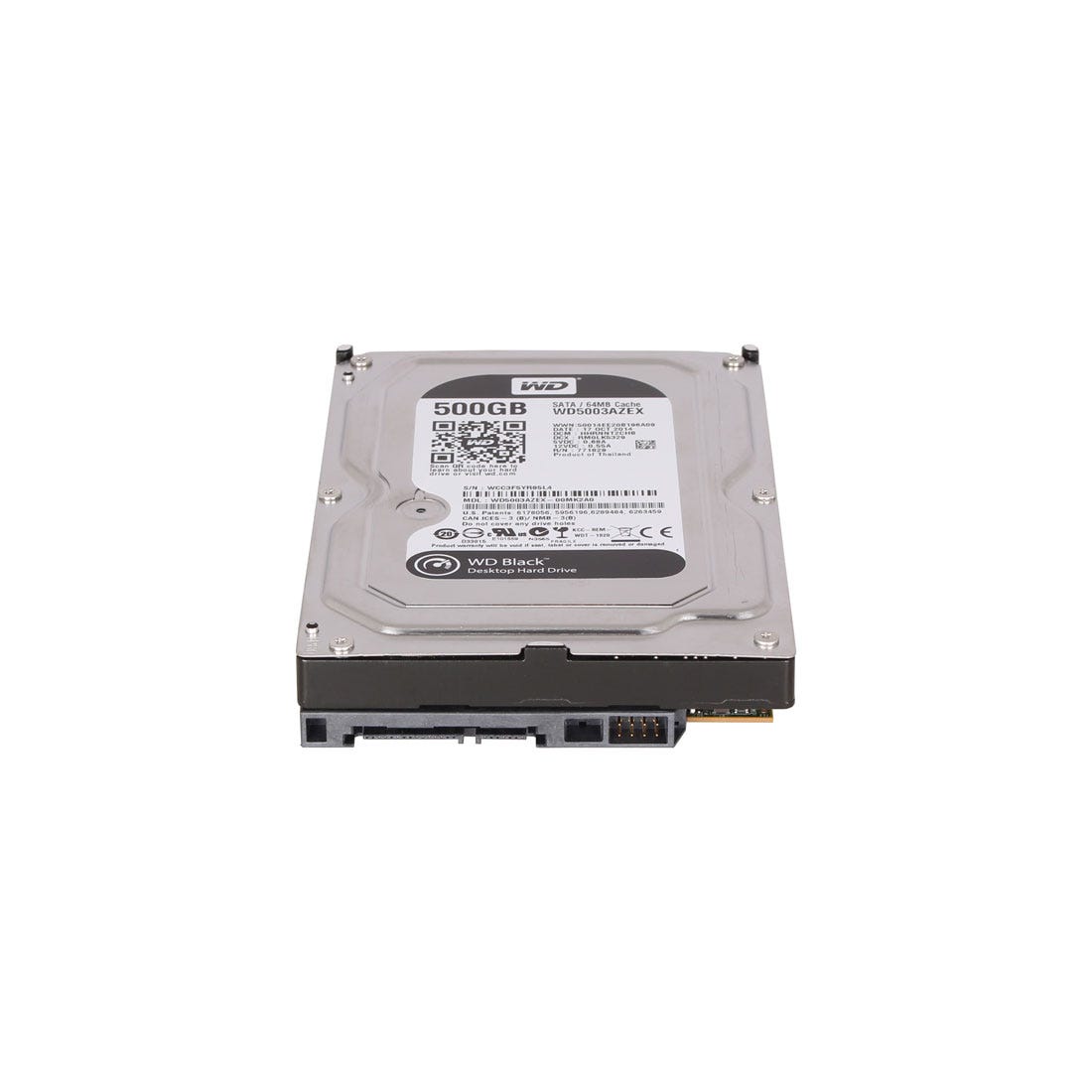 View Western WD5003AZEX Digital Black Hard Drive 500GB 72K SATA information