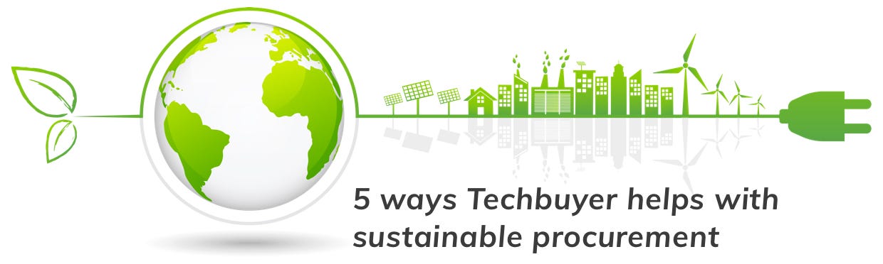 5 ways Techbuyer helps with Sustainable Procurement