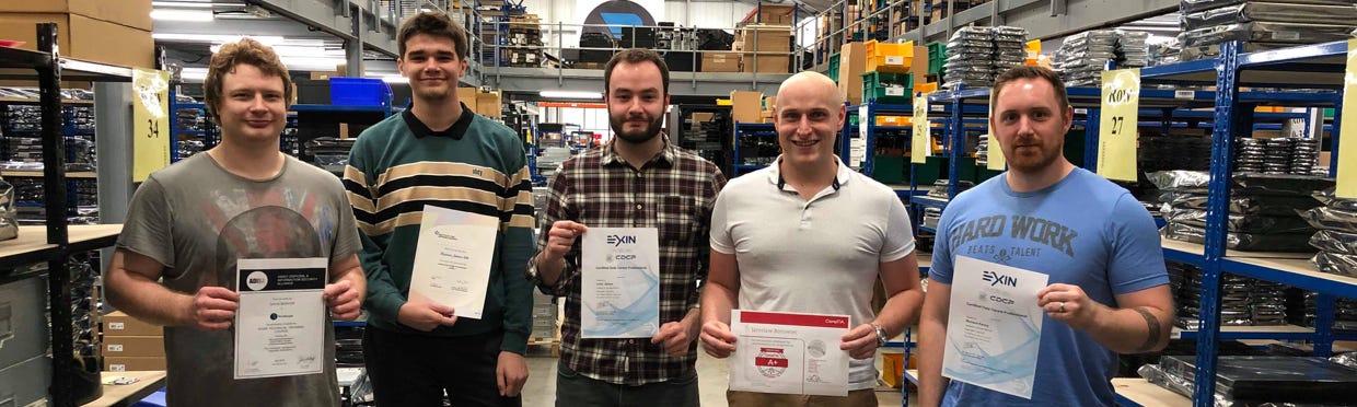 IT Certificates All Round as Techbuyer Employees Ace their IT Exams, Courses and Training