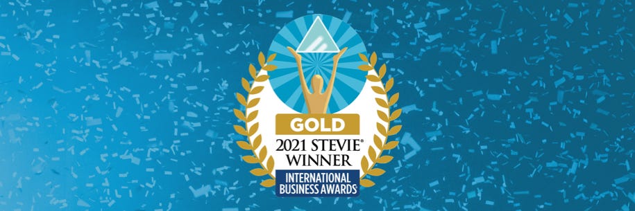 Techbuyer wins a Gold Stevie Award at this year's International Business Awards