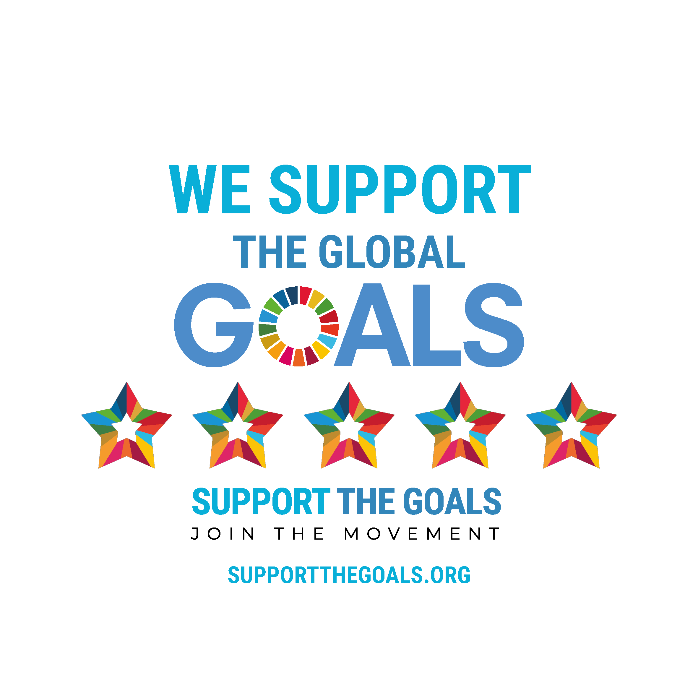 We support the UN Global Goals UN Global Goals Logo
