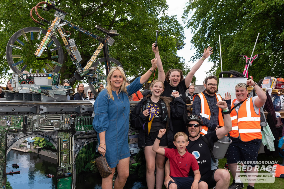 Techbuyer get 3rd place at Knaresborough Bed Race