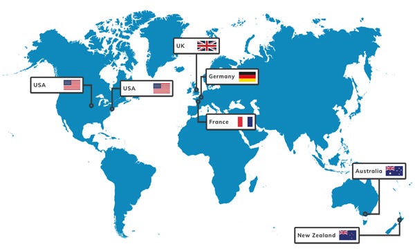 Techbuyer Global Locations